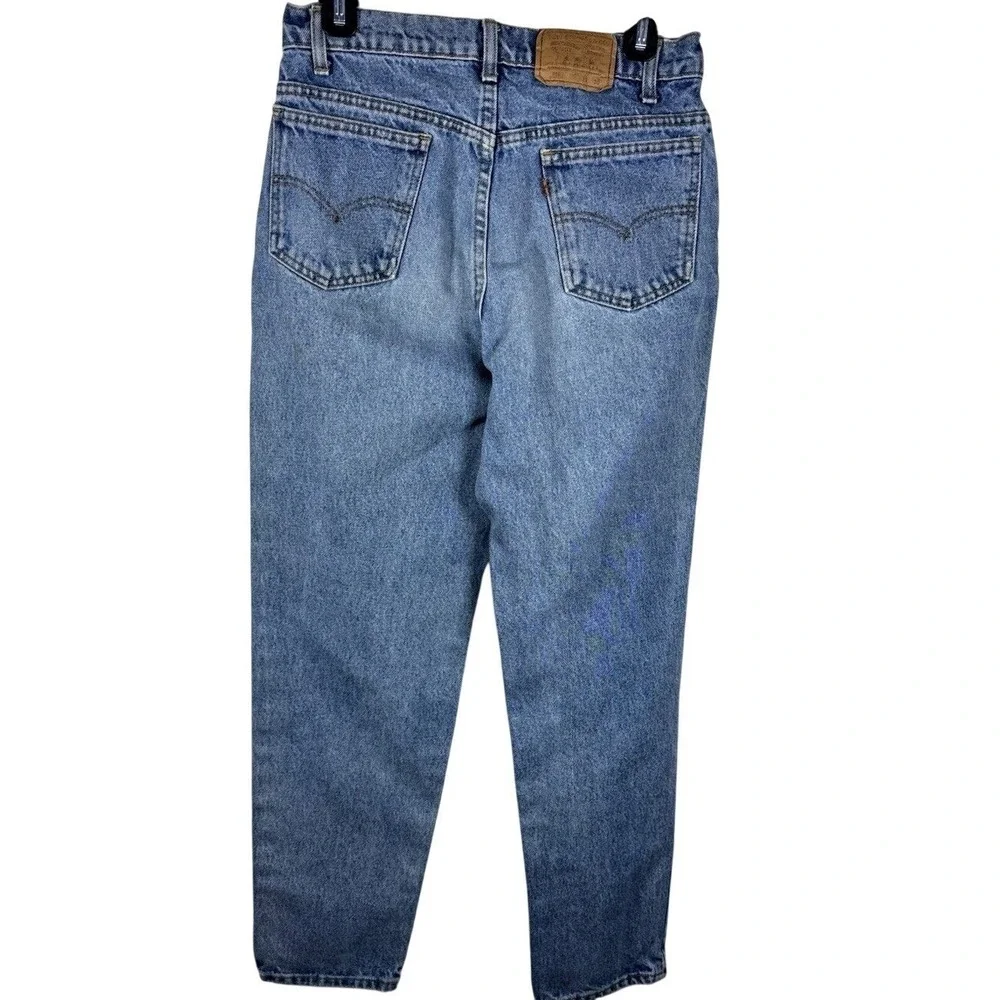 VTG Levi's 550 Orange Tab Student Denim Jeans‎ Grunge 28x28